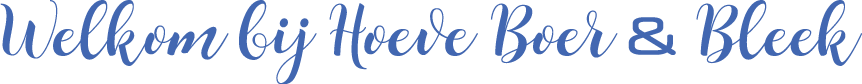 Hoeve Boer & Bleek